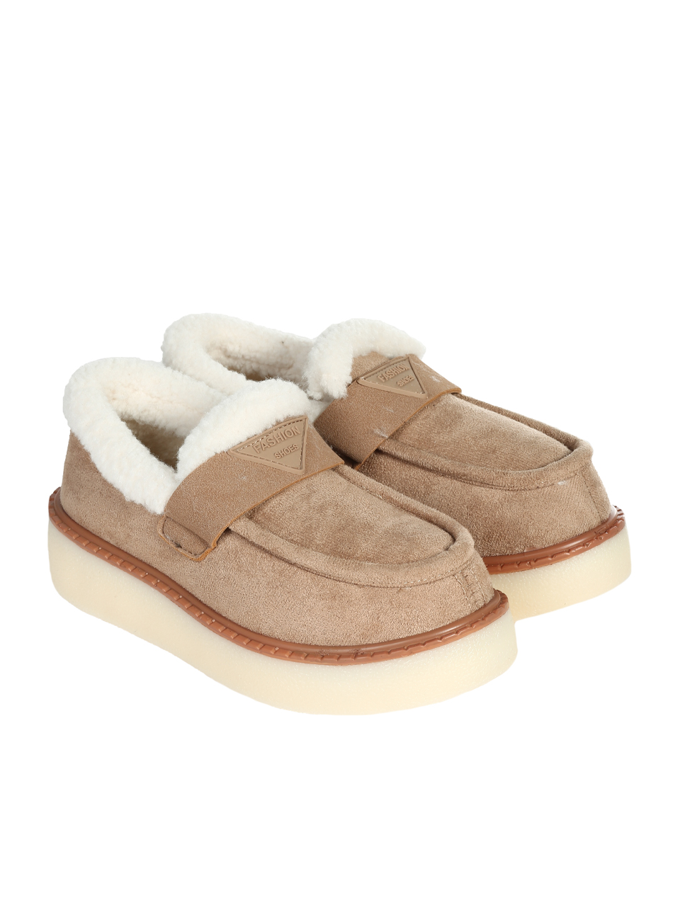 Ежедневни дамски обувки в бежово 3U-25502 beige