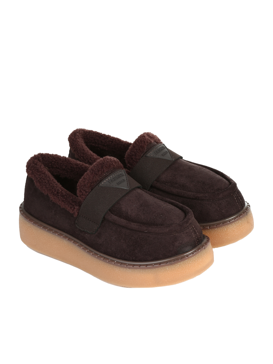 Ежедневни дамски обувки в кафяво 3U-25502 brown