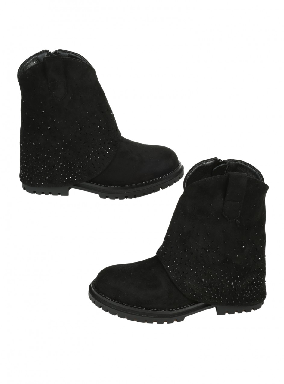 Детски боти в черно 19R-25545 black