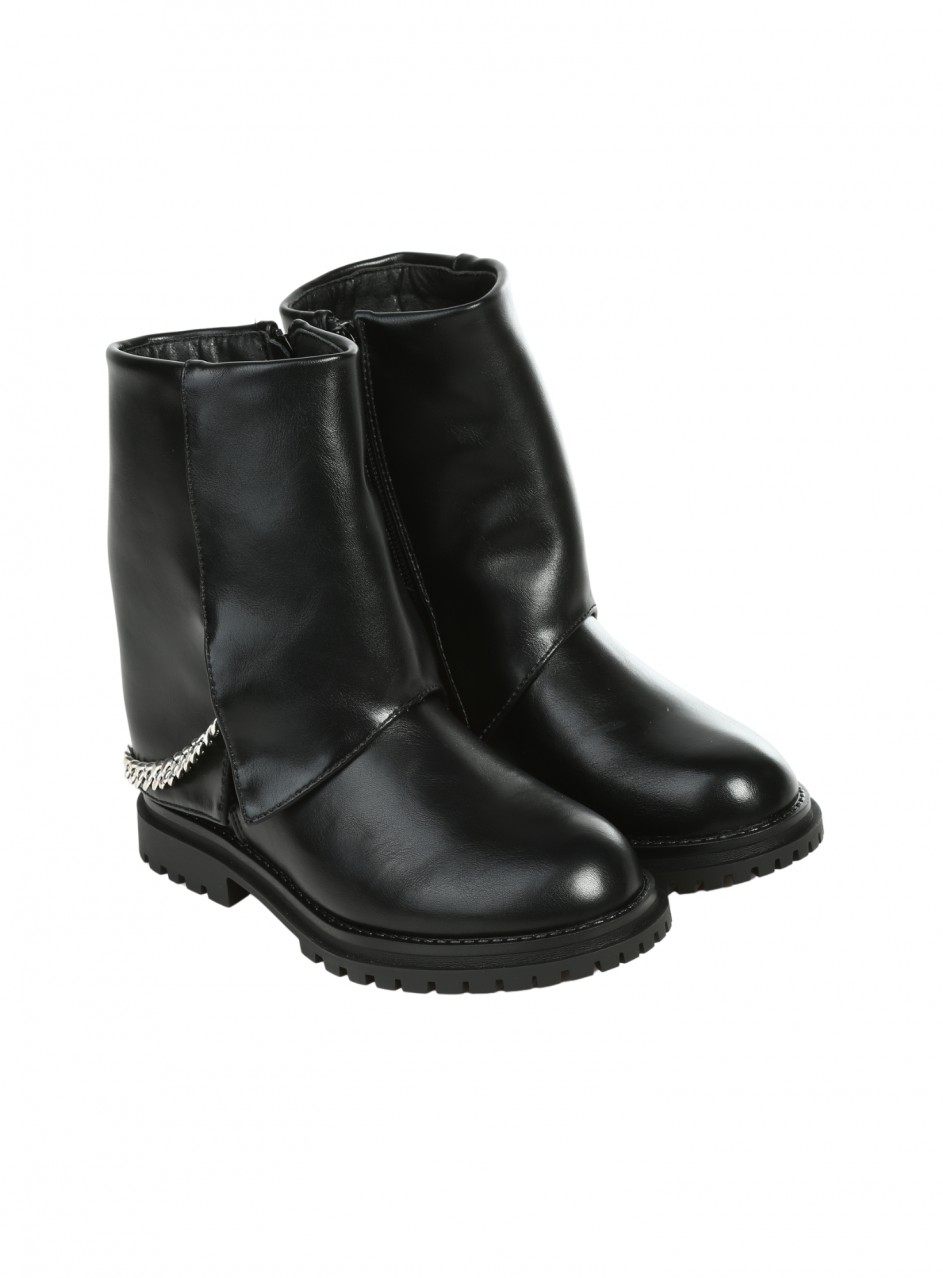 Детски боти в черно 19R-25546 black