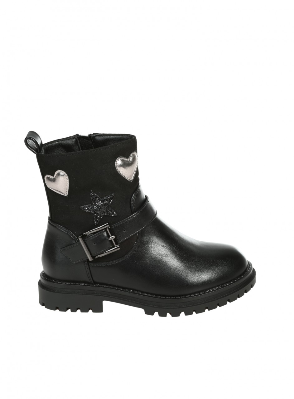 Детски боти в черно 19R-25547 black