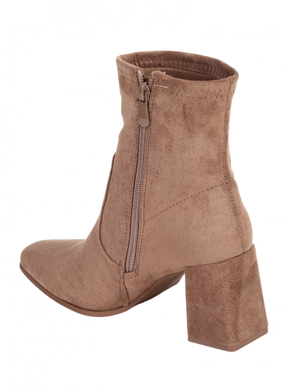 Елегантни дамски боти в бежово 2R-25562 beige