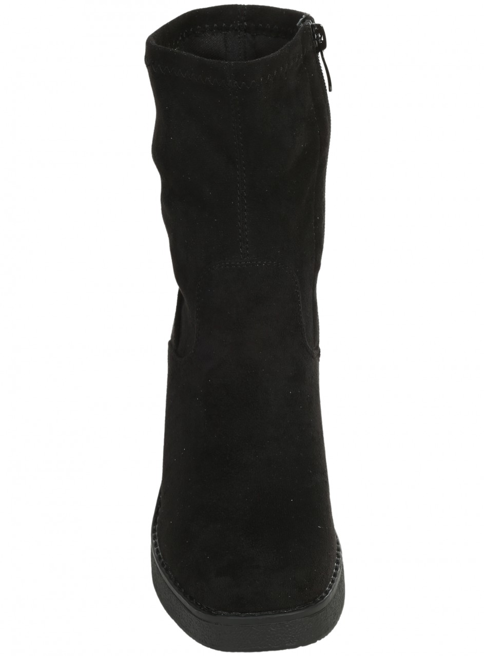 Ежедневни дамски боти в черно 2R-25564 black