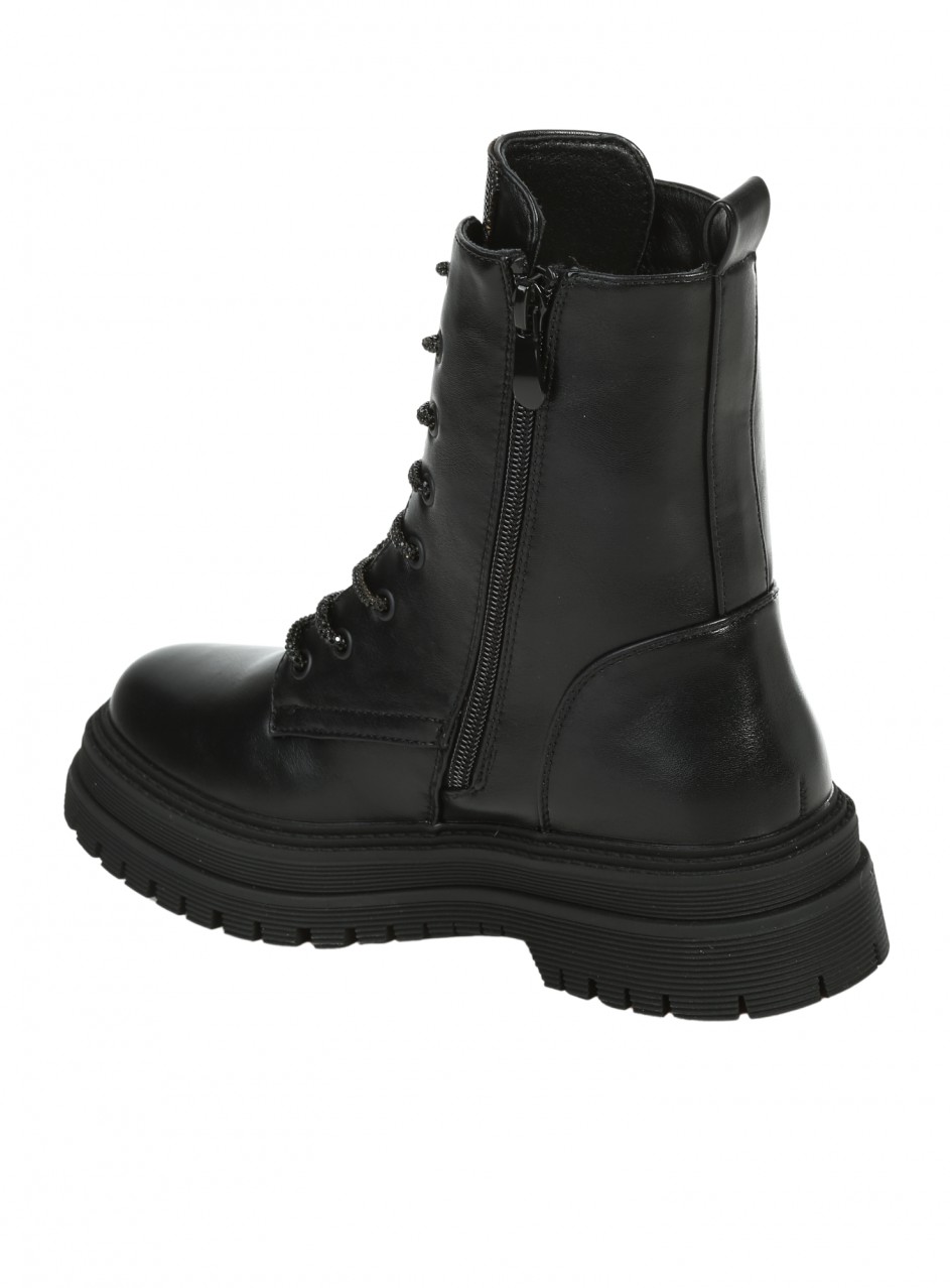 Ежедневни дамски боти в черно 2R-25566 black