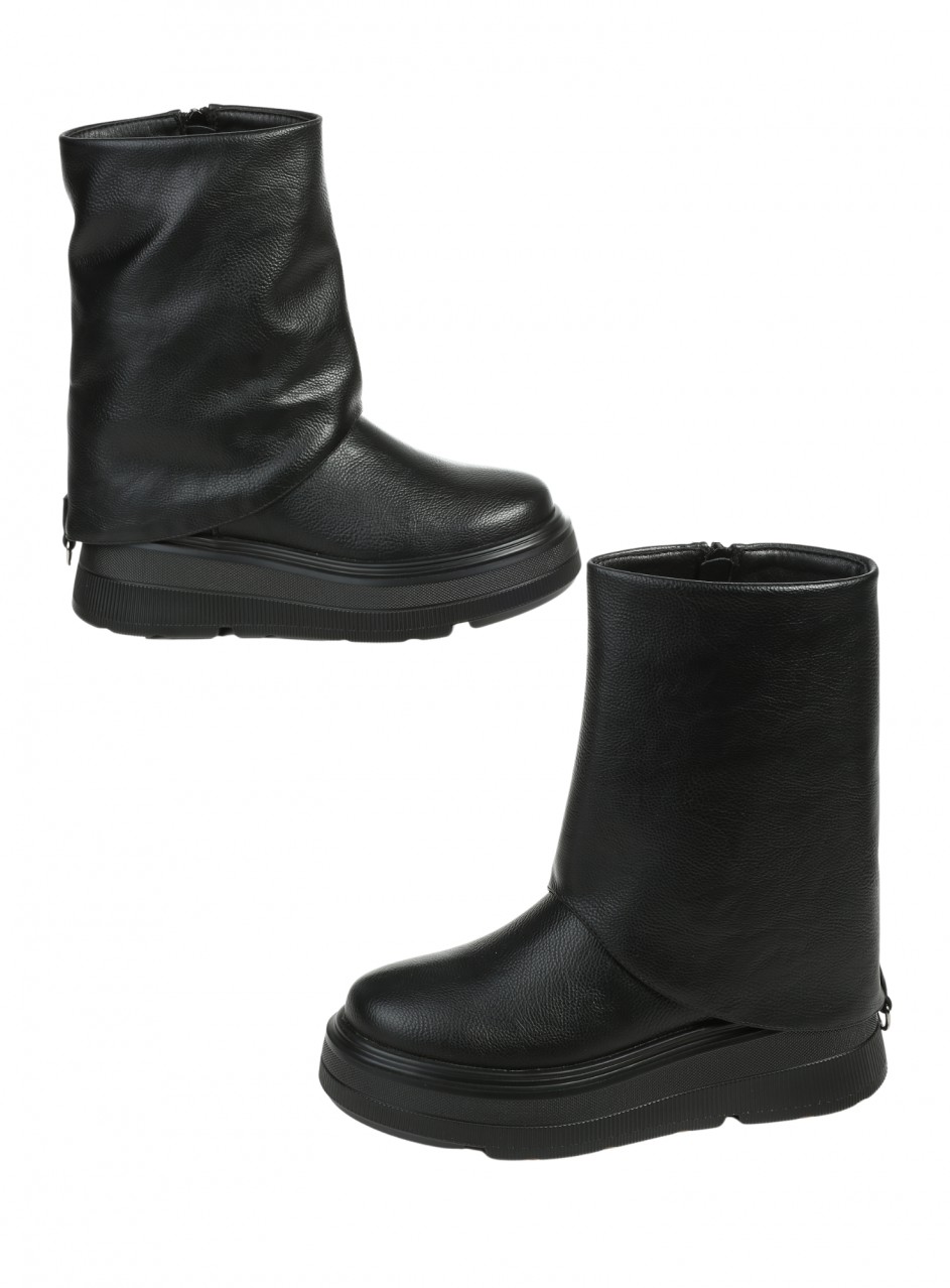 Ежедневни дамски боти в черно 2R-25568 black