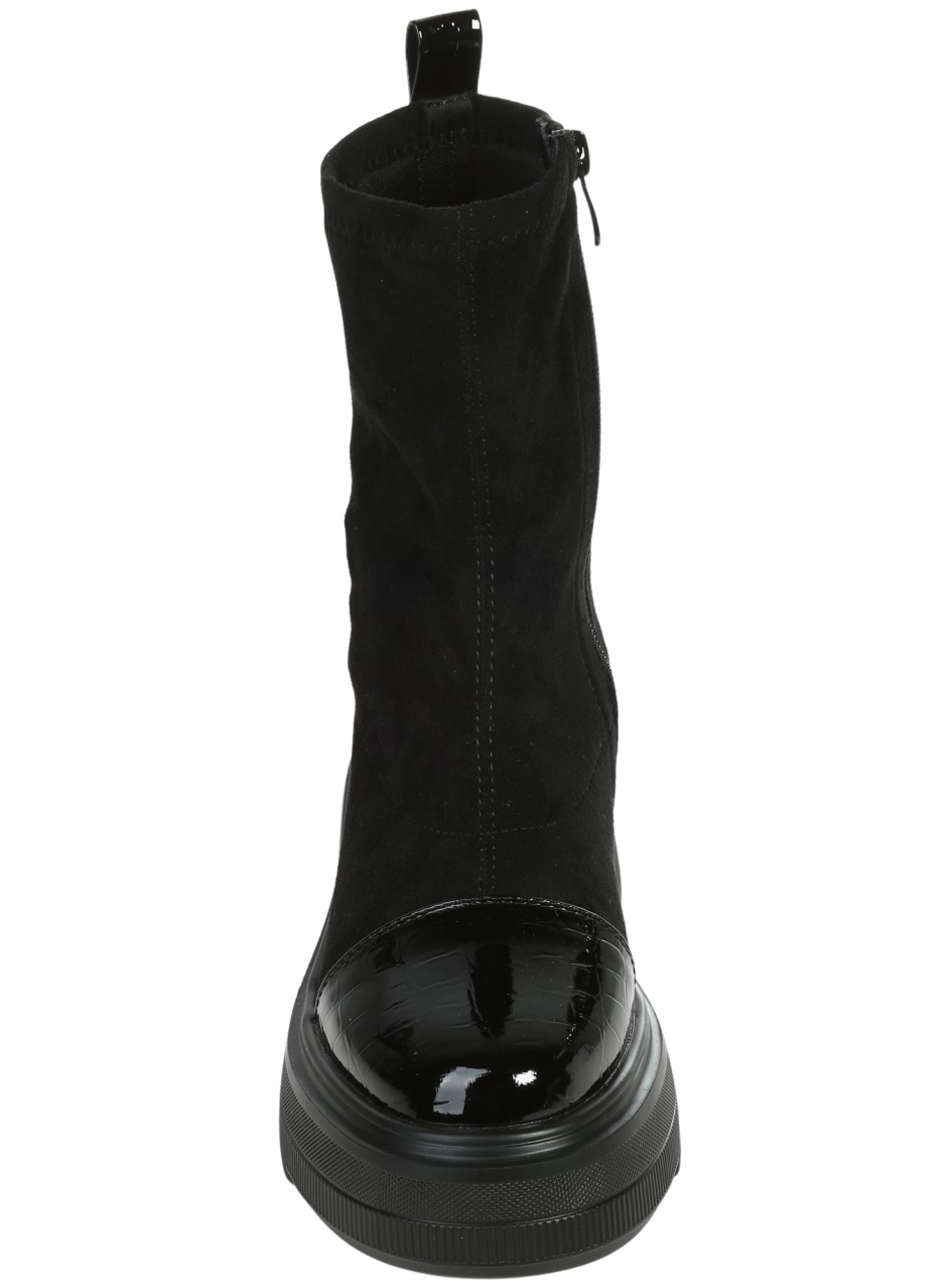 Ежедневни дамски боти в черно 2R-25569 black