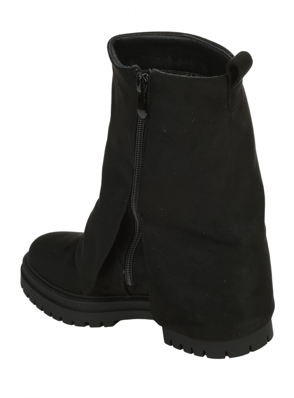 Ежедневни дамски боти в черно 2R-25571 black