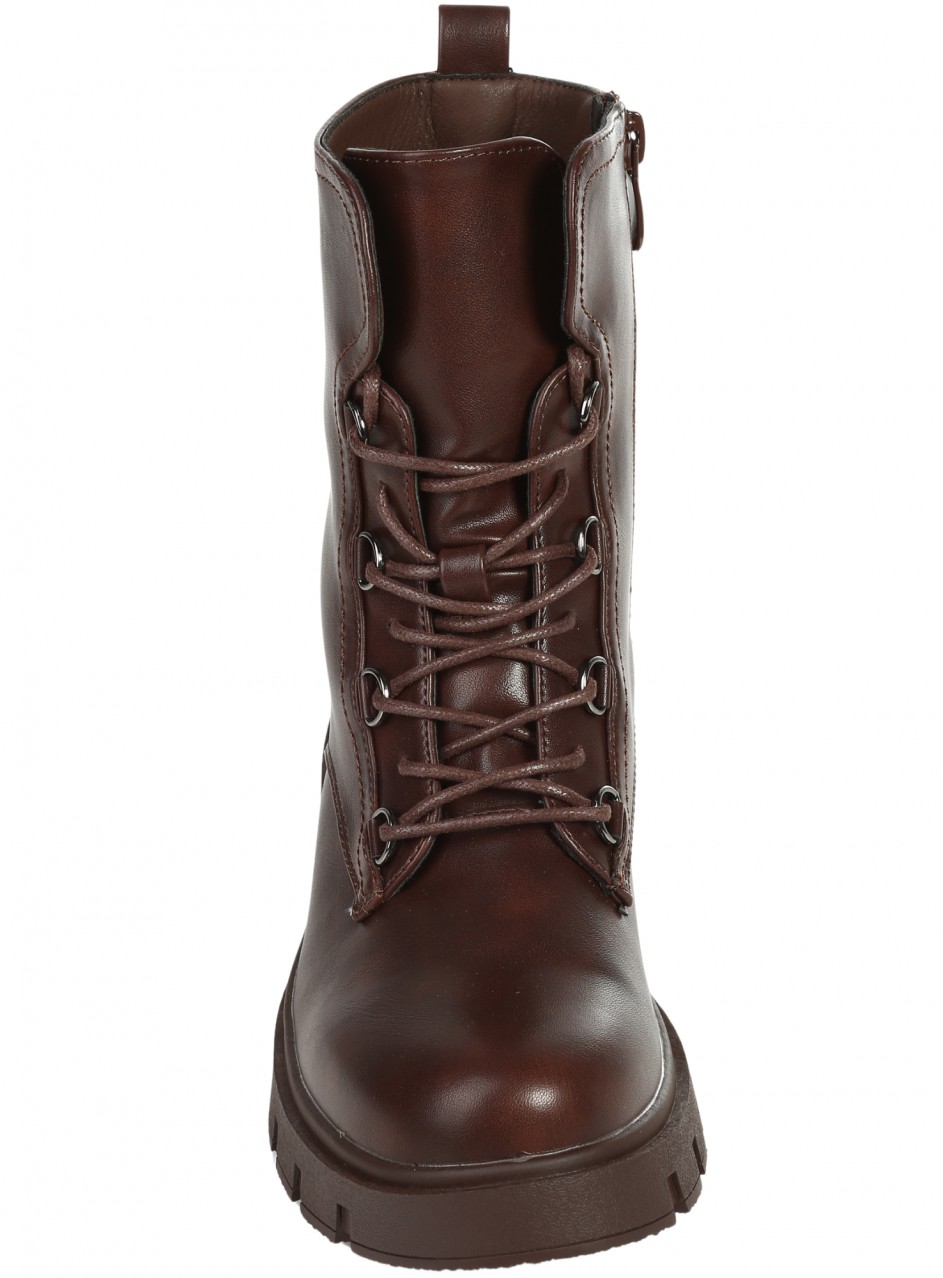 Ежедневни дамски боти в кафяво 2R-25572 brown