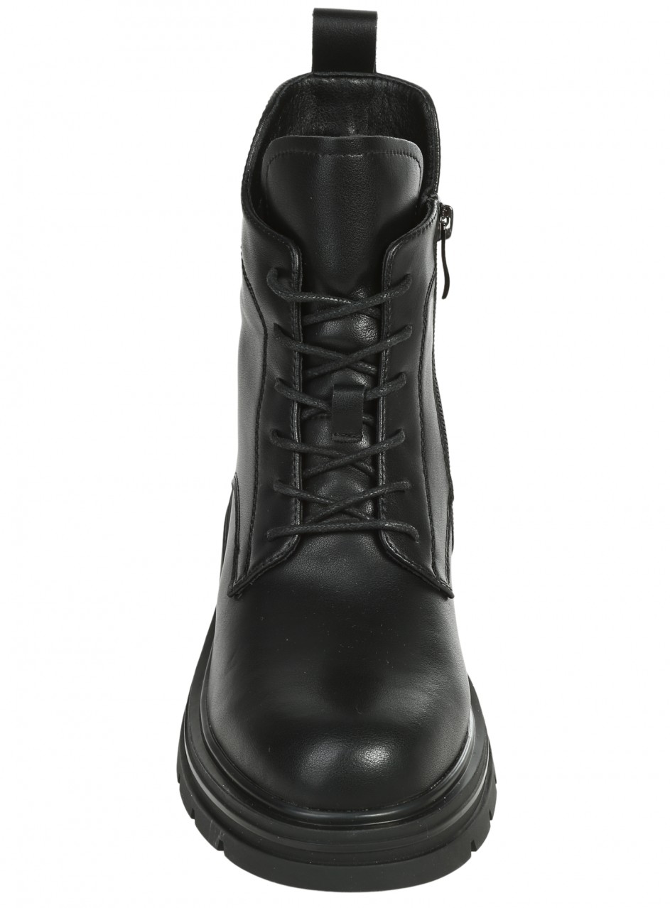 Ежедневни дамски боти от естествена кожа в черно 2AF-25582 black