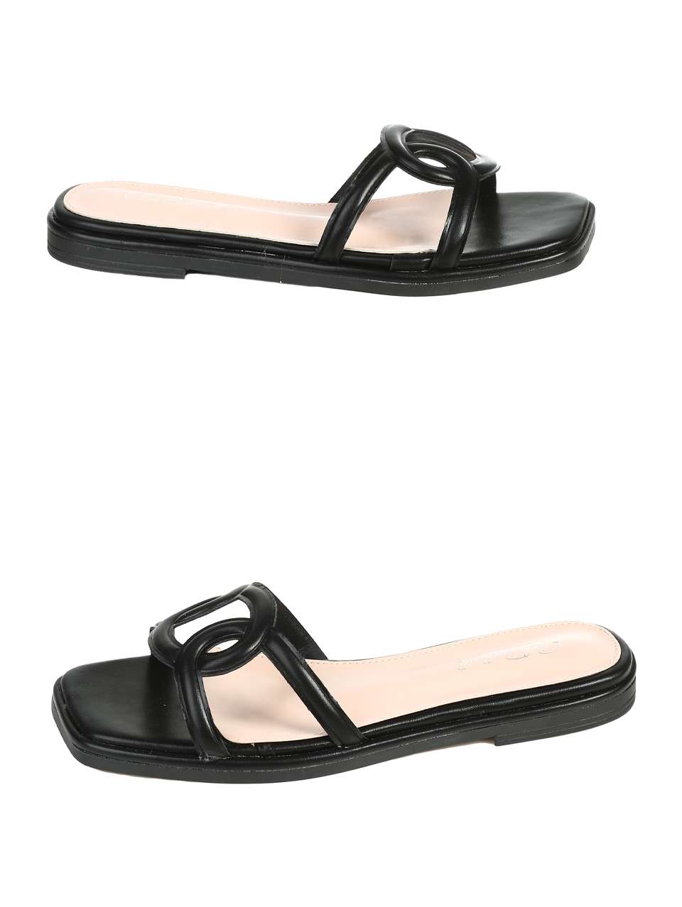 Ежедневни дамски чахли в черно 5M-25038 black