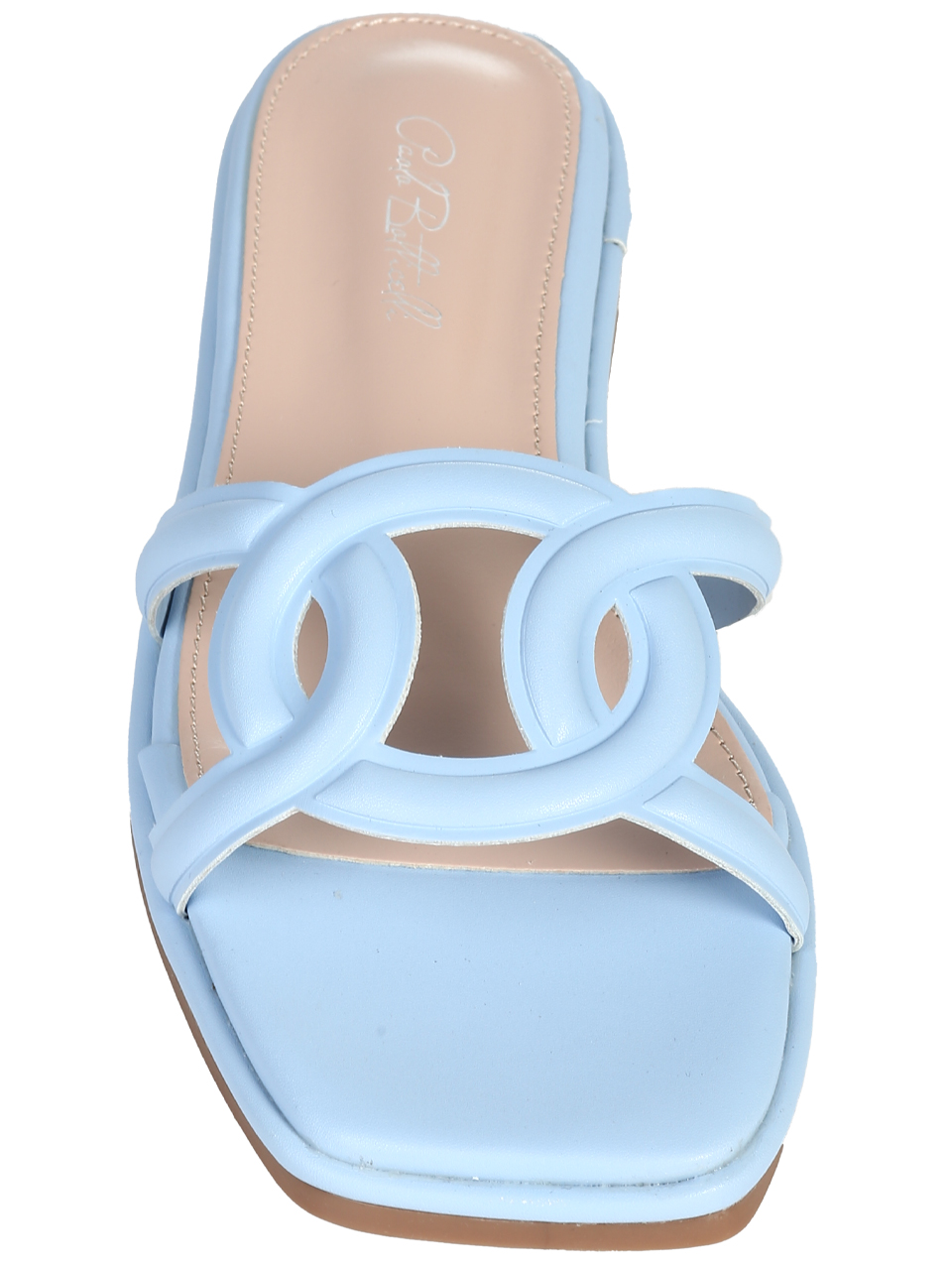 Ежедневни дамски чахли в синьо 5M-25038 blue