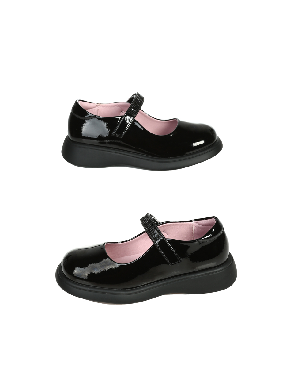 Детски обувки от лак 18P-25613 black