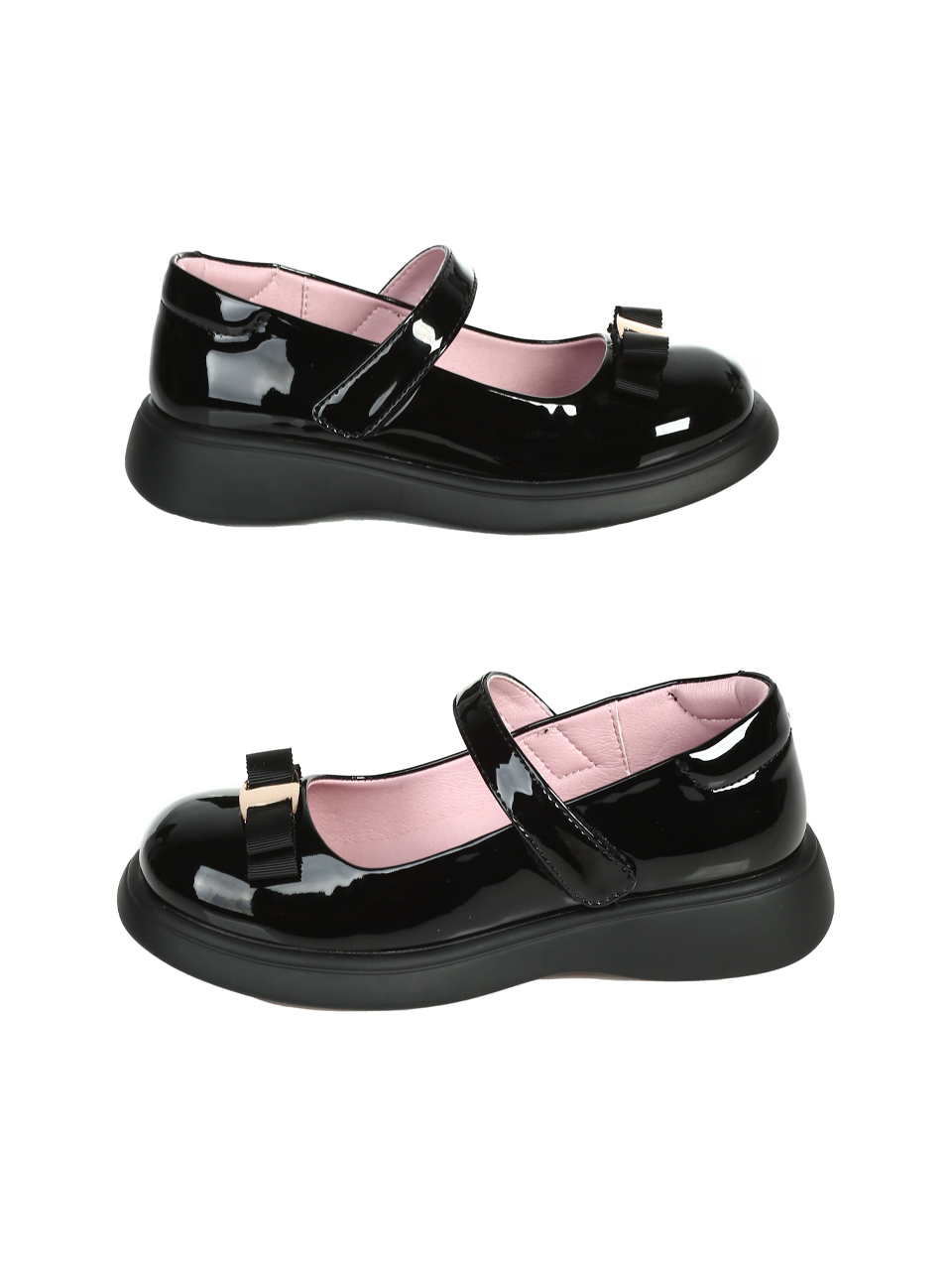 Детски обувки от лак 18P-25616 black