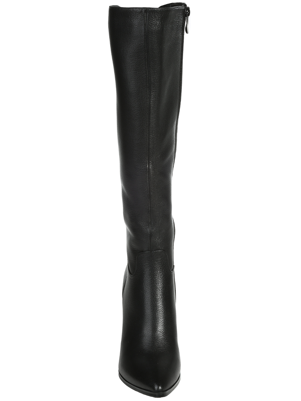 Елегантни дамски ботуши от естествена кожа в черно 1I-25875 black leather