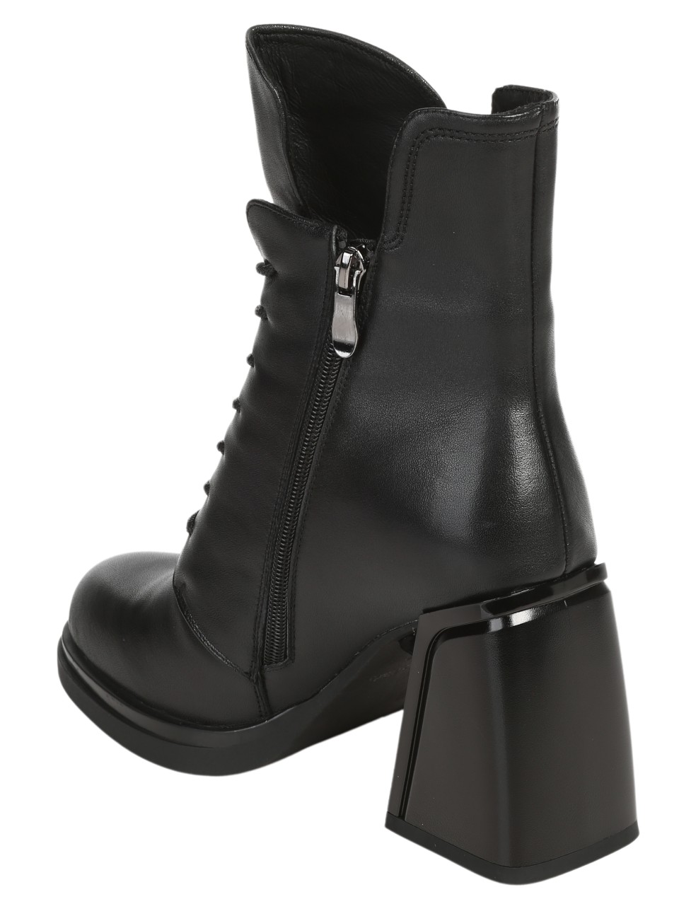 Елегантни дамски боти от естествена кожа в черно 2I-25885 black (24616)