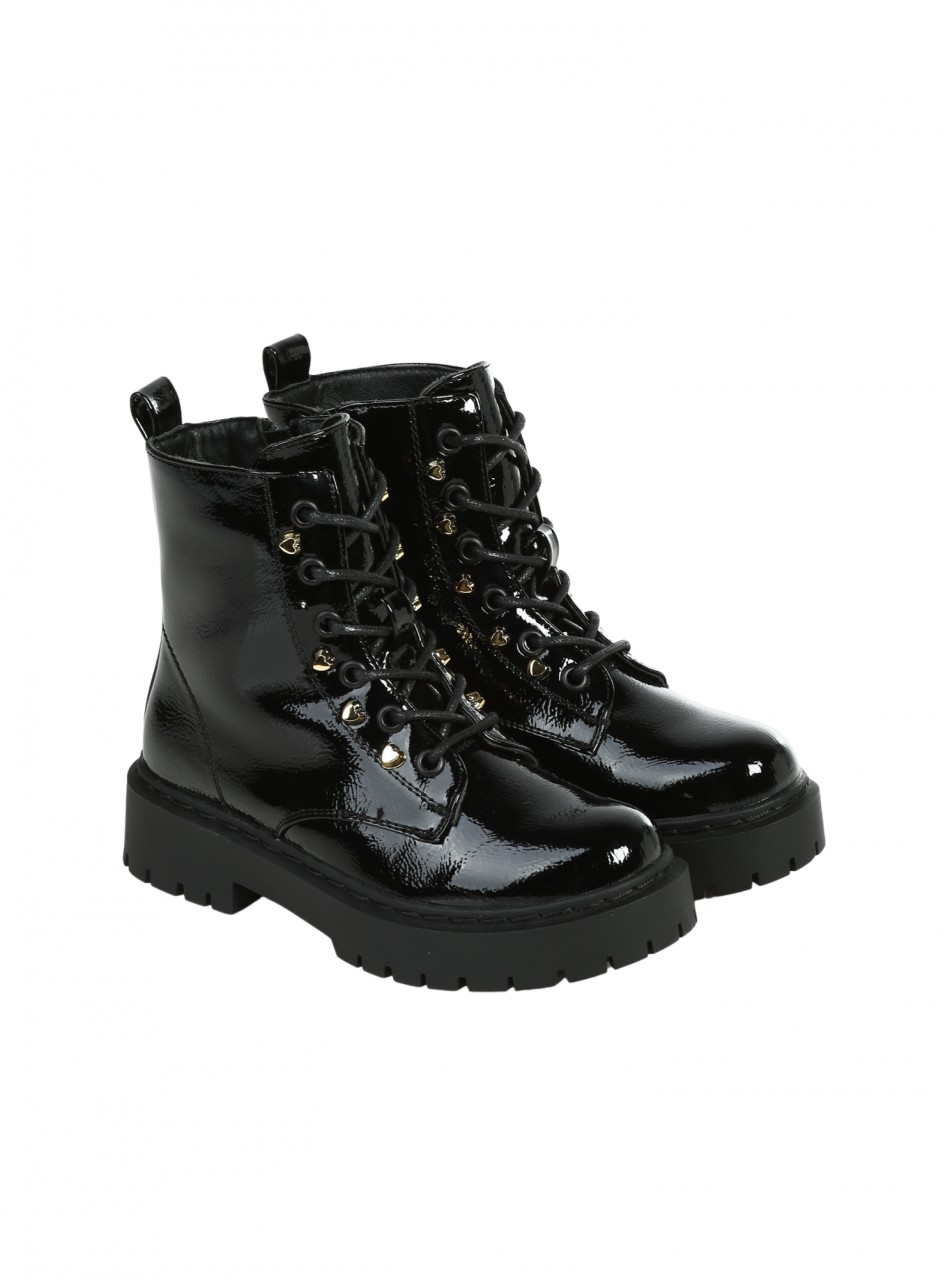 Детски боти в черно 19R-25542 black