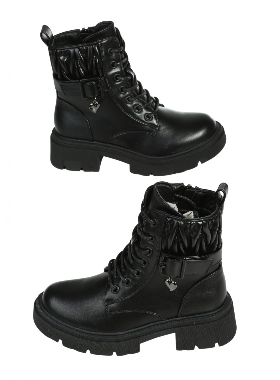 Детски боти в черно 19R-25544 black