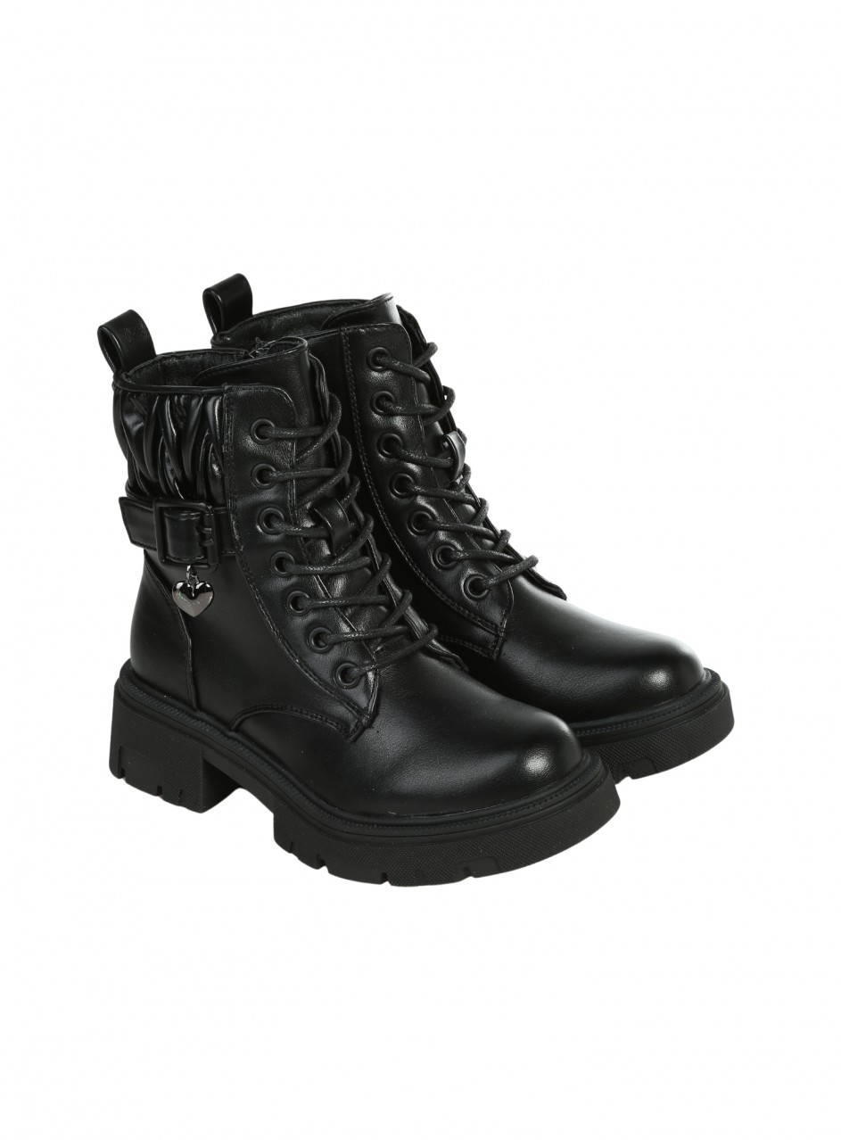 Детски боти в черно 19R-25544 black