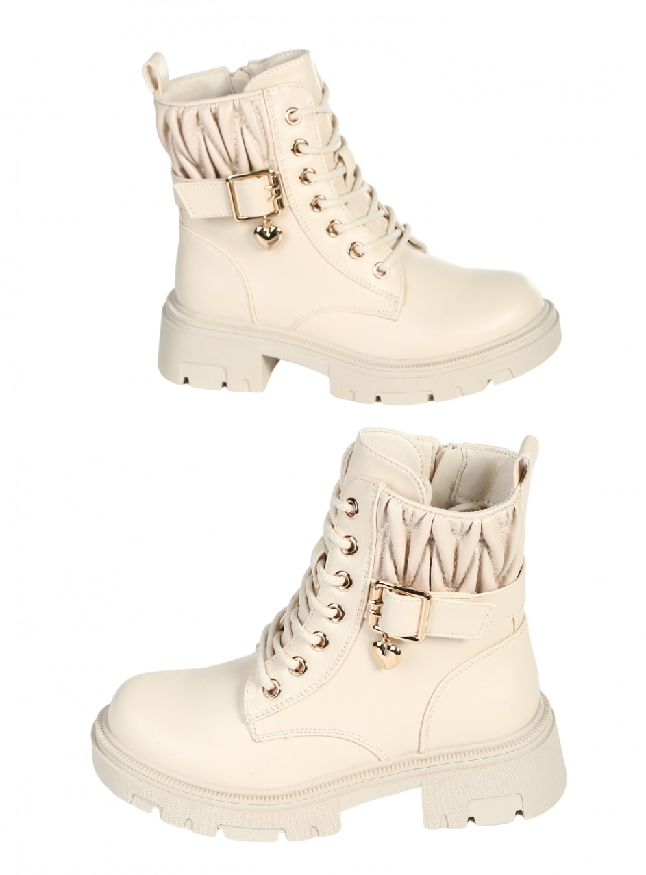 Детски боти в бежово 19R-25544 beige