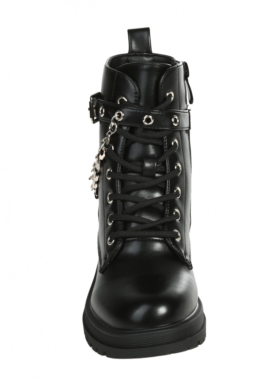 Детски боти в черно 19R-25549 black