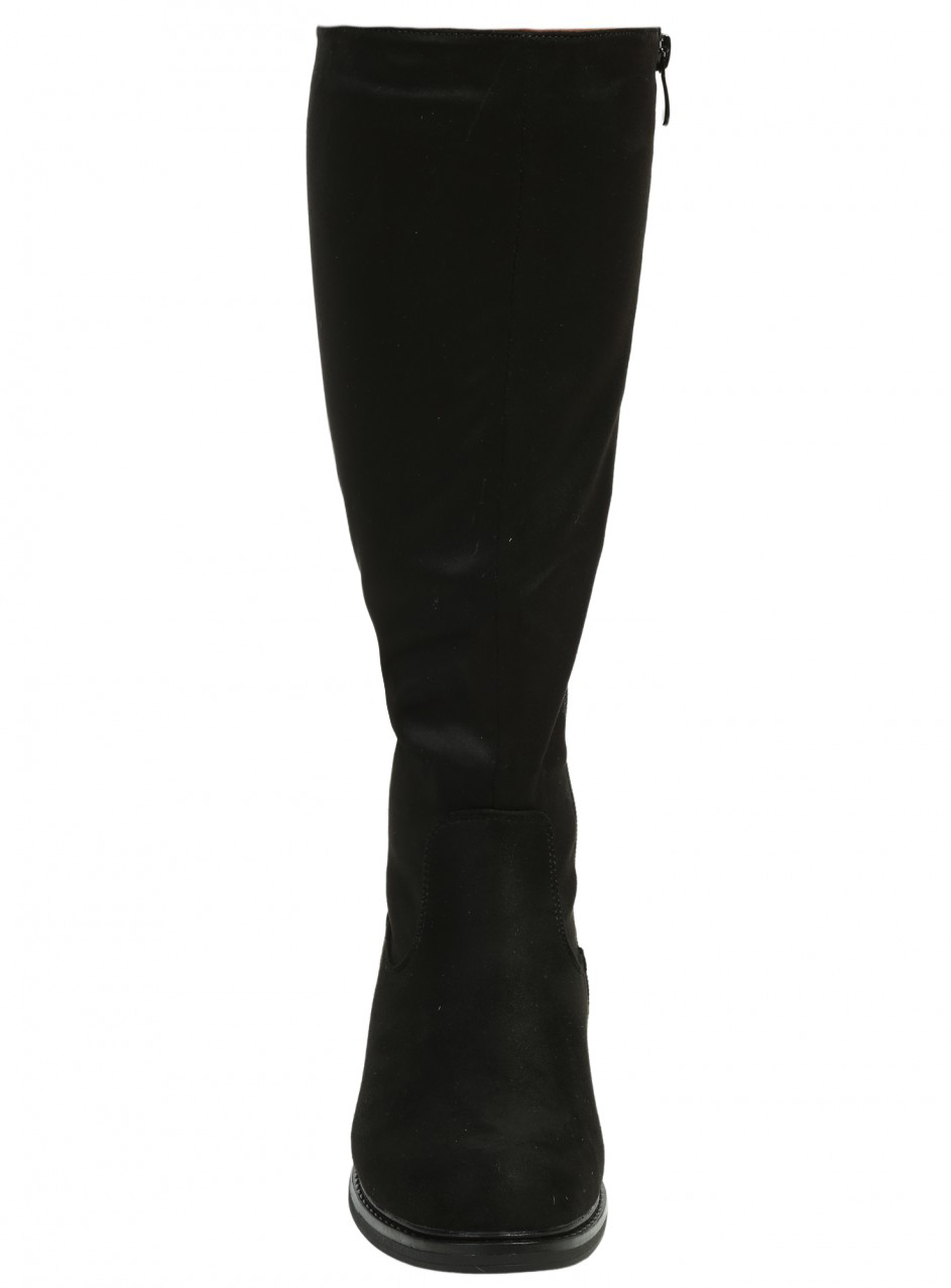 Елегантни дамски ботуши в черно 1R-25565 black (24580)