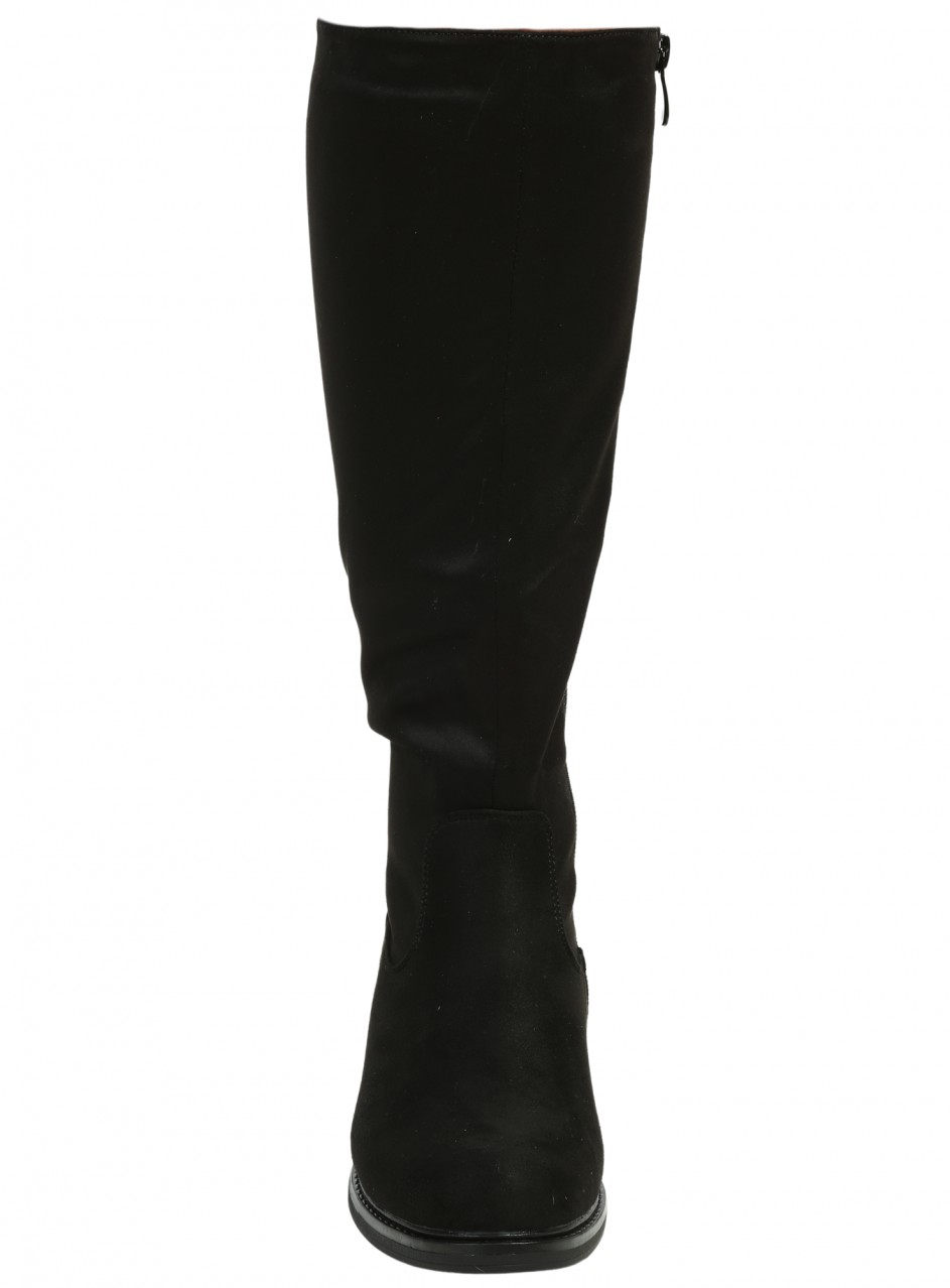 Елегантни дамски ботуши в черно 1R-25565 black (24580)