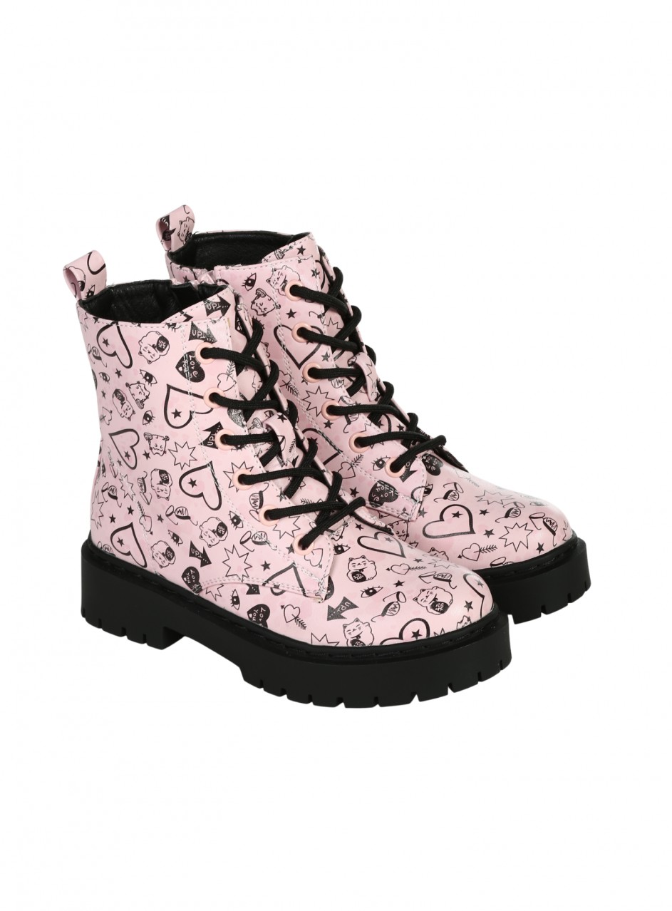 Детски боти в розово 19R-25636 pink