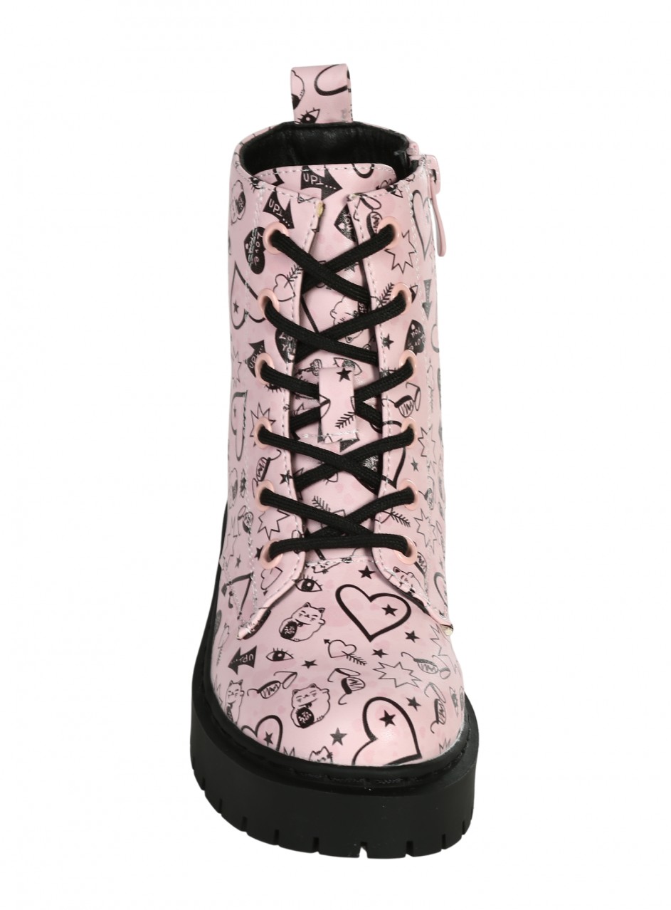 Детски боти в розово 19R-25636 pink