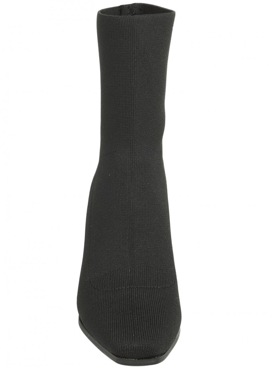 Ежедневни дамски боти на ток в черно 2R-25634 black