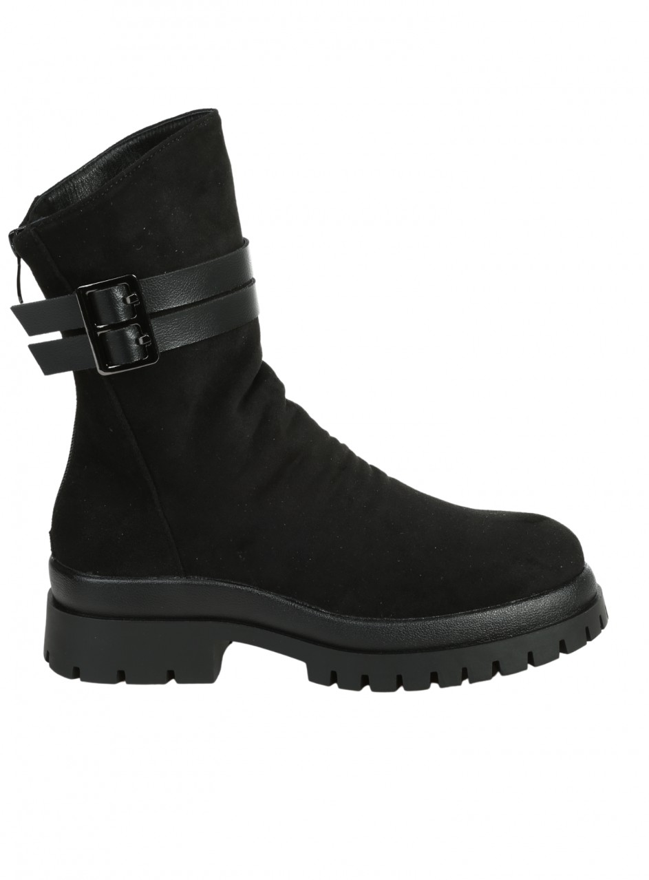 Ежедневни дамски боти в черно 2R-25561 black