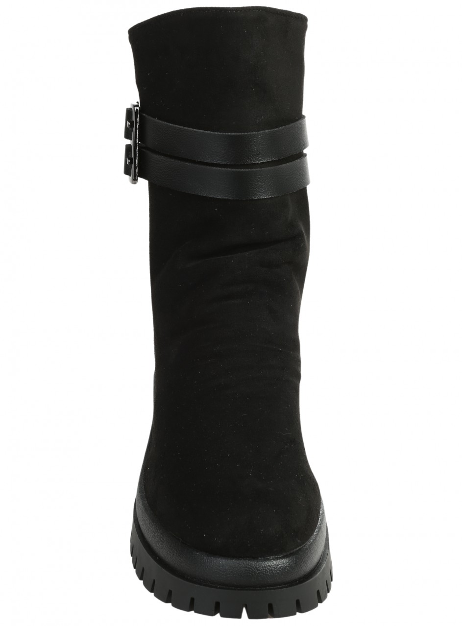 Ежедневни дамски боти в черно 2R-25561 black