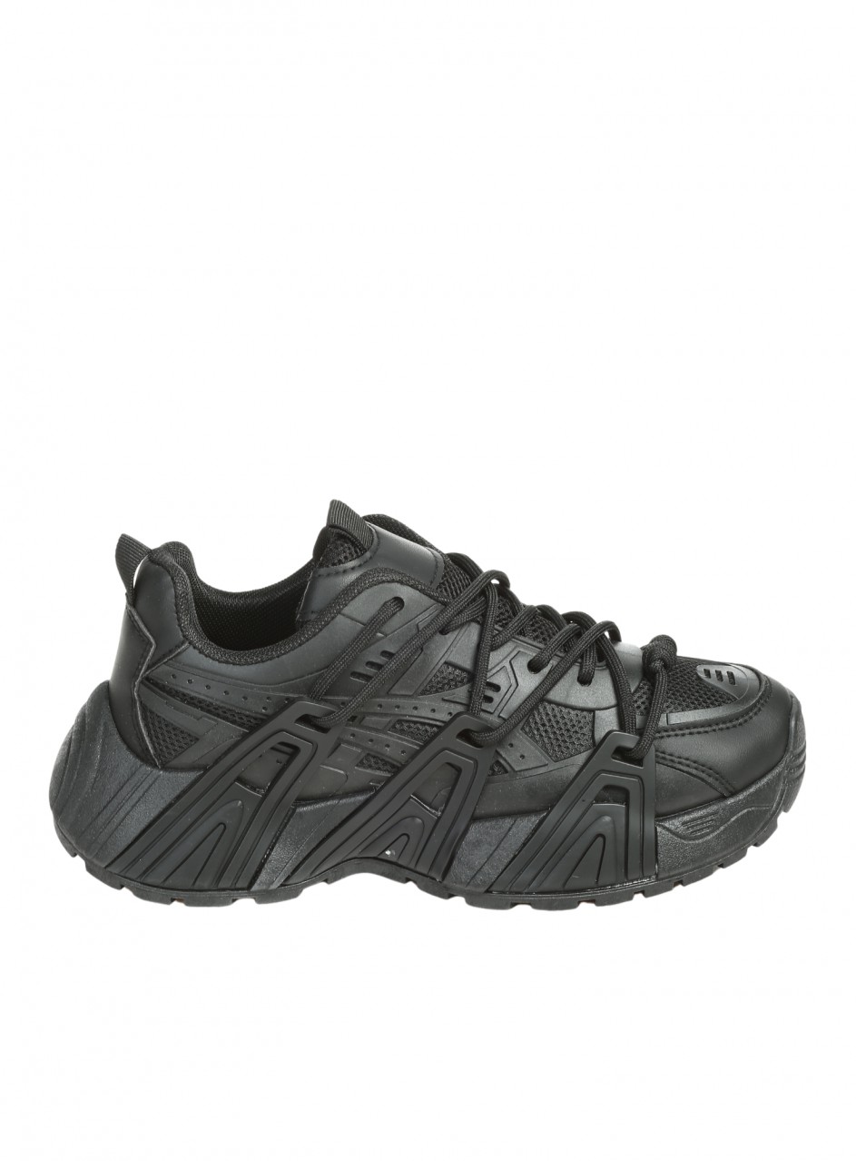 Ежедневни дамски обувки в черно 3U-25595 black