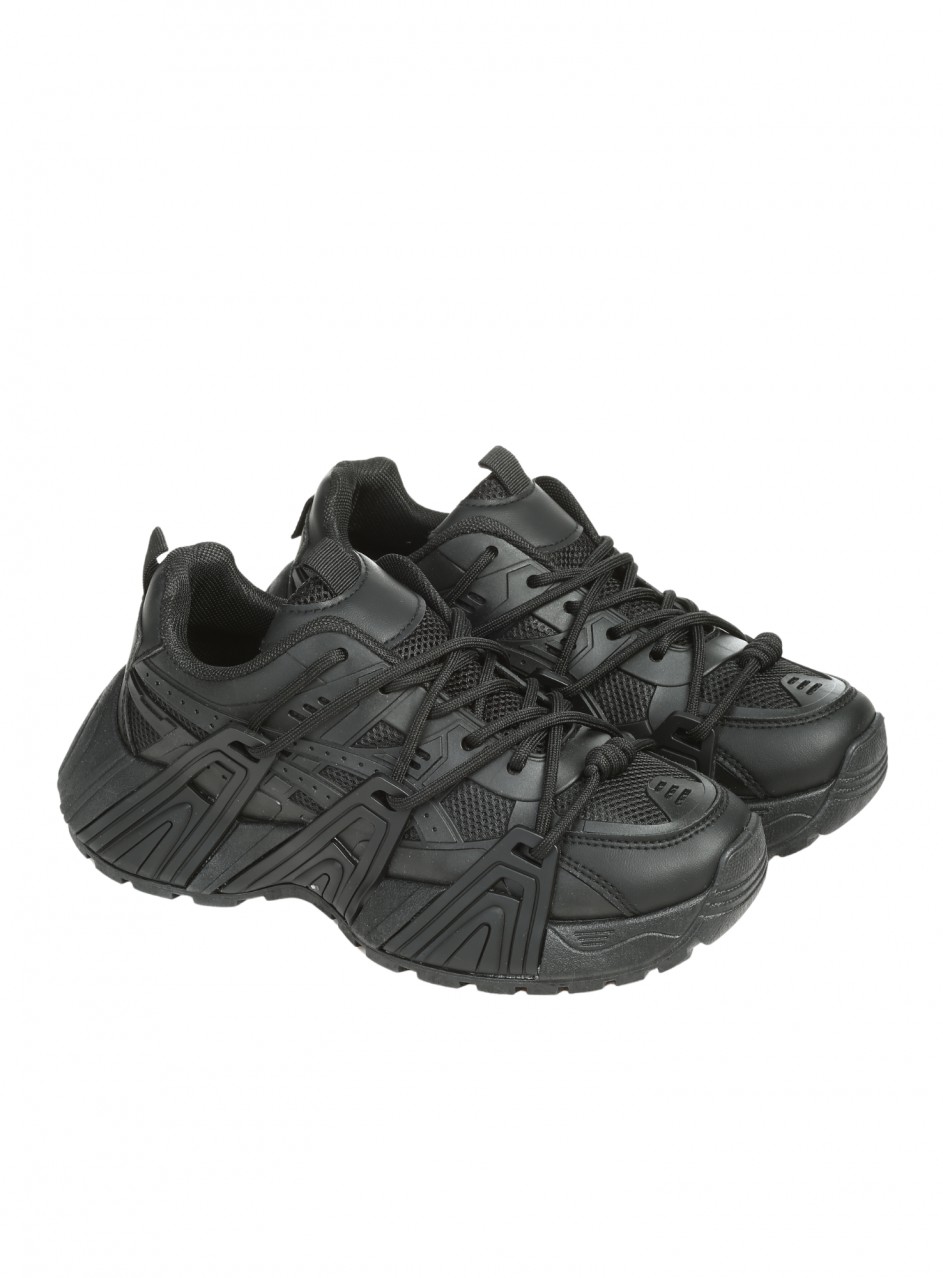 Ежедневни дамски обувки в черно 3U-25595 black