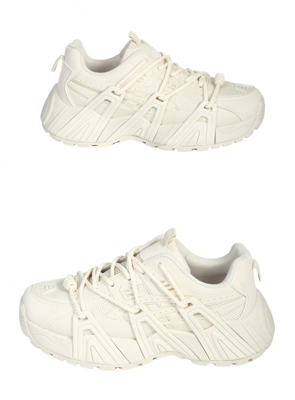 Ежедневни дамски обувки в бежово 3U-25595 beige