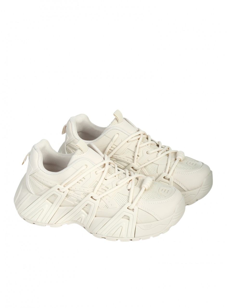 Ежедневни дамски обувки в бежово 3U-25595 beige