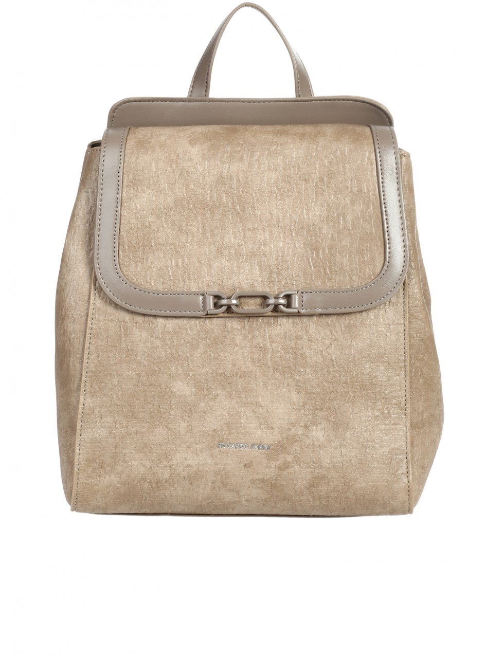Ежедневна дамска раница в бежов/кафяв цвят 9V-25606 taupe