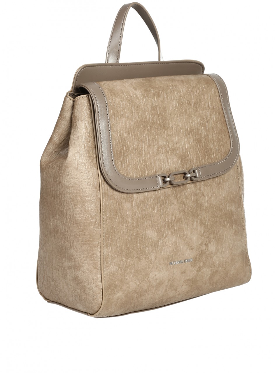 Ежедневна дамска раница в бежов/кафяв цвят 9V-25606 taupe