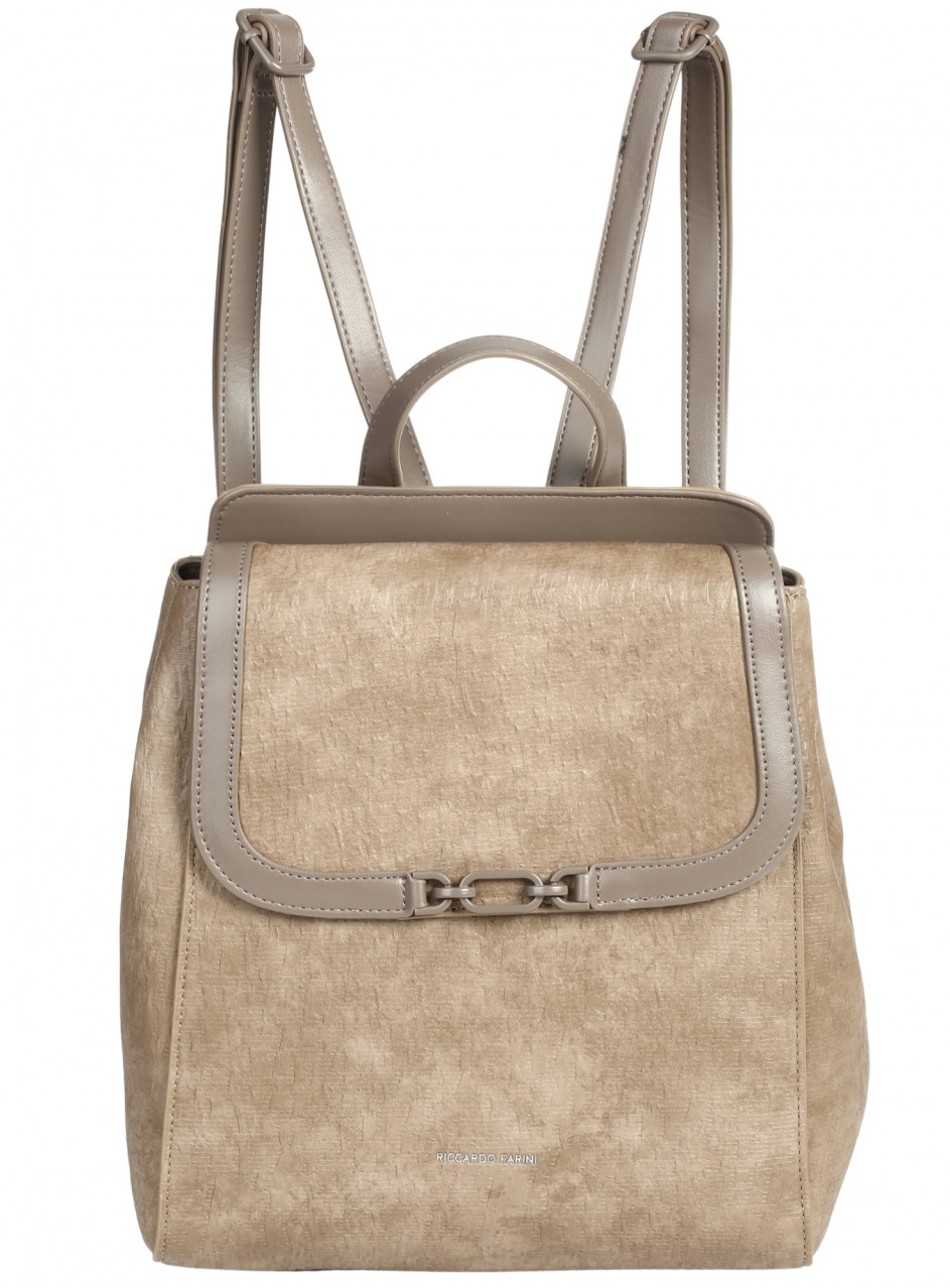 Ежедневна дамска раница в бежов/кафяв цвят 9V-25606 taupe