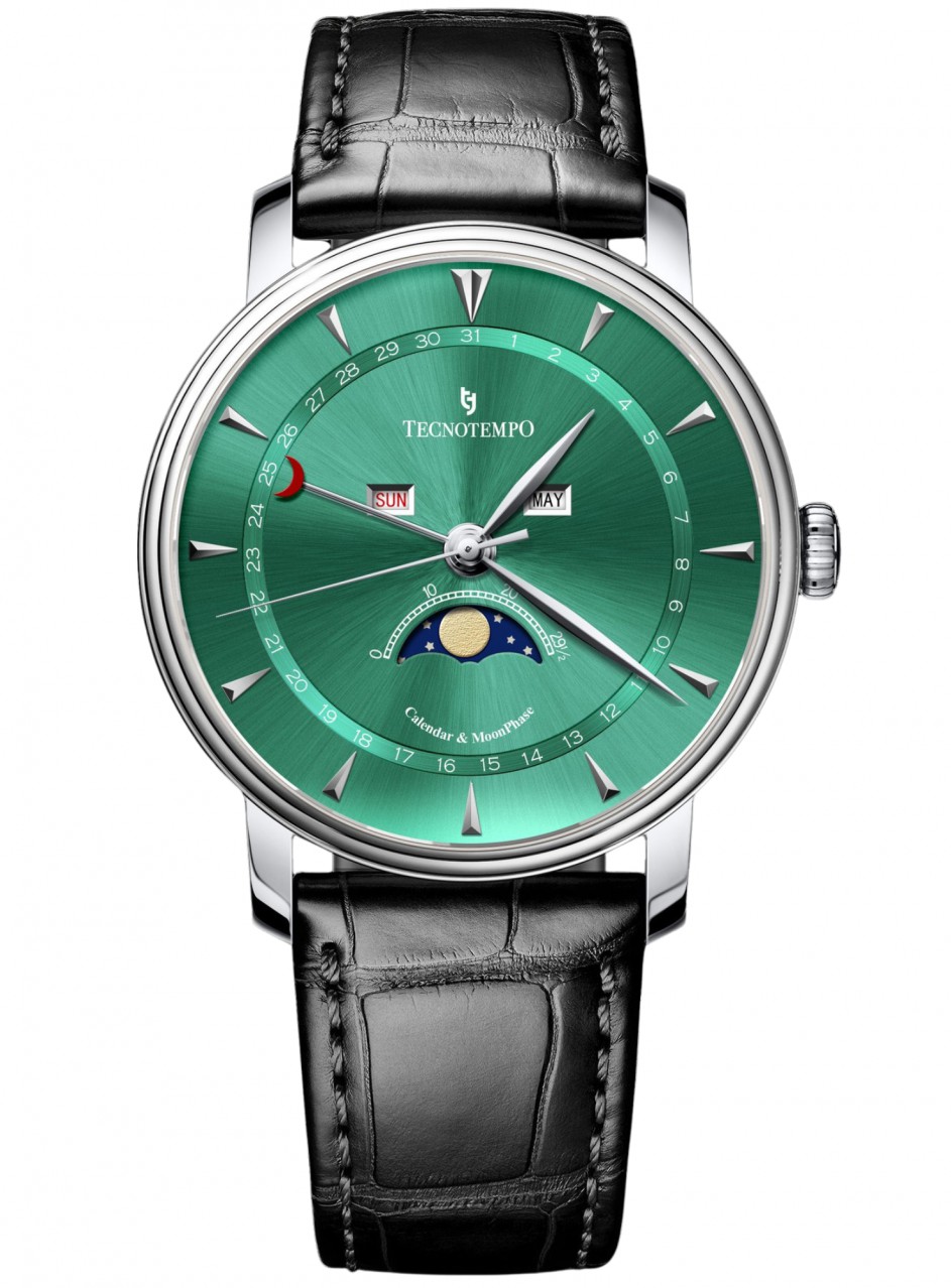 Tecnotempo - Calendar & Moon Phase - 40mm - Лимитирана серия TT.CMP.G