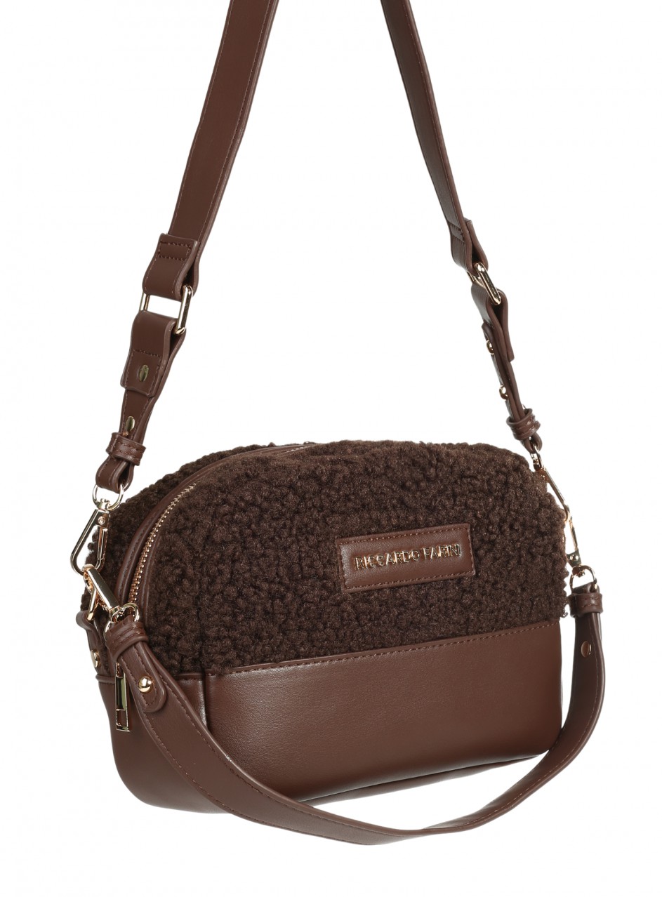 Ежедневна дамска чанта в кафяво. 9V-25637 brown