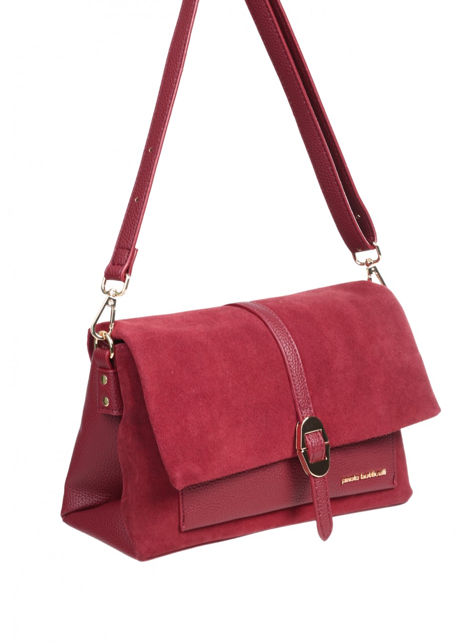 Ежедневна дамска чанта в червен цвят . 9Q-25669 burgundy
