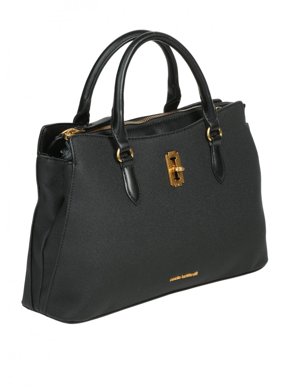 Ежедневна дамска чанта в черно. 9V-25672 full black