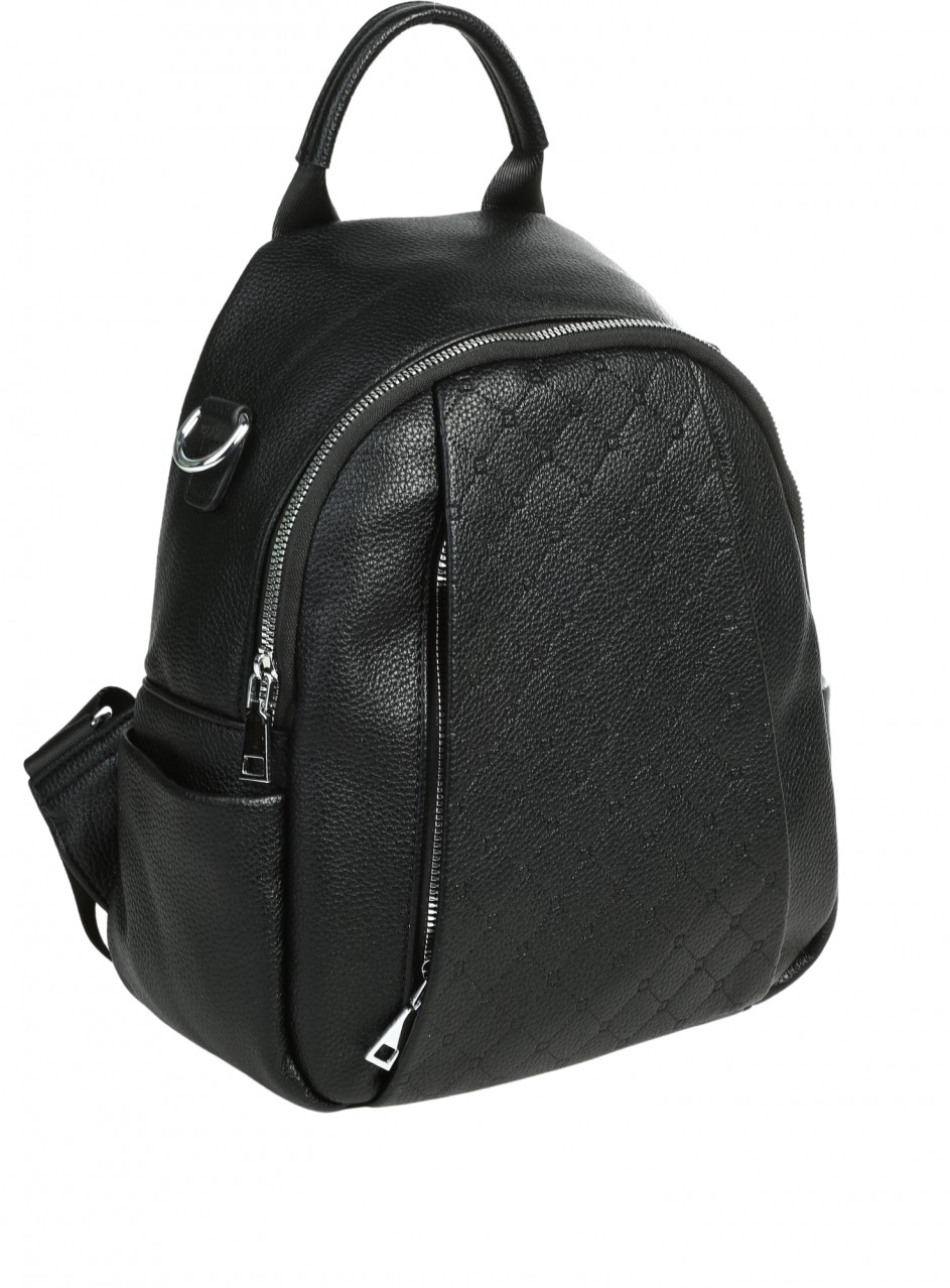 Ежедневна дамска раница в черно. 9Q-25676 black