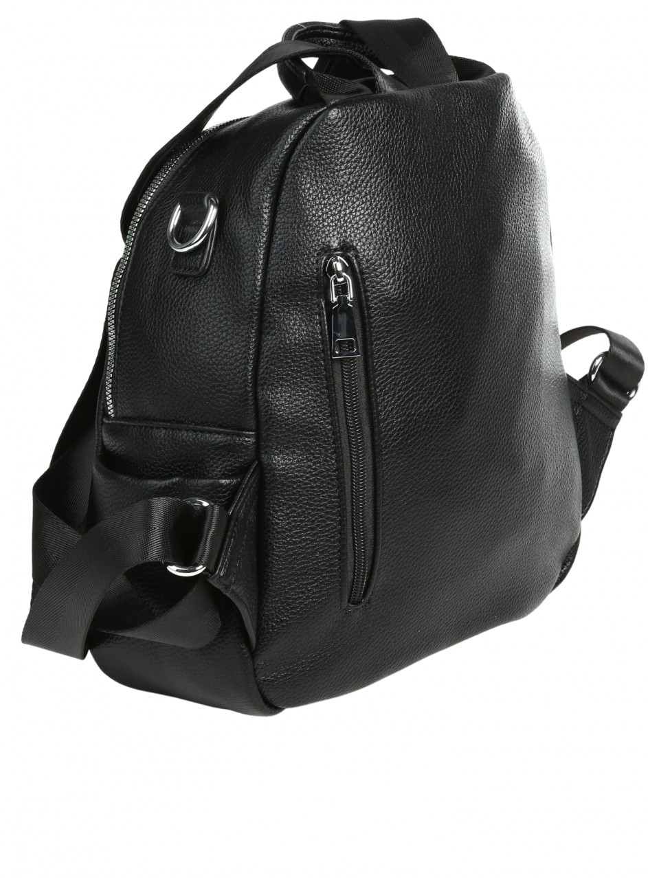 Ежедневна дамска раница в черно. 9Q-25676 black