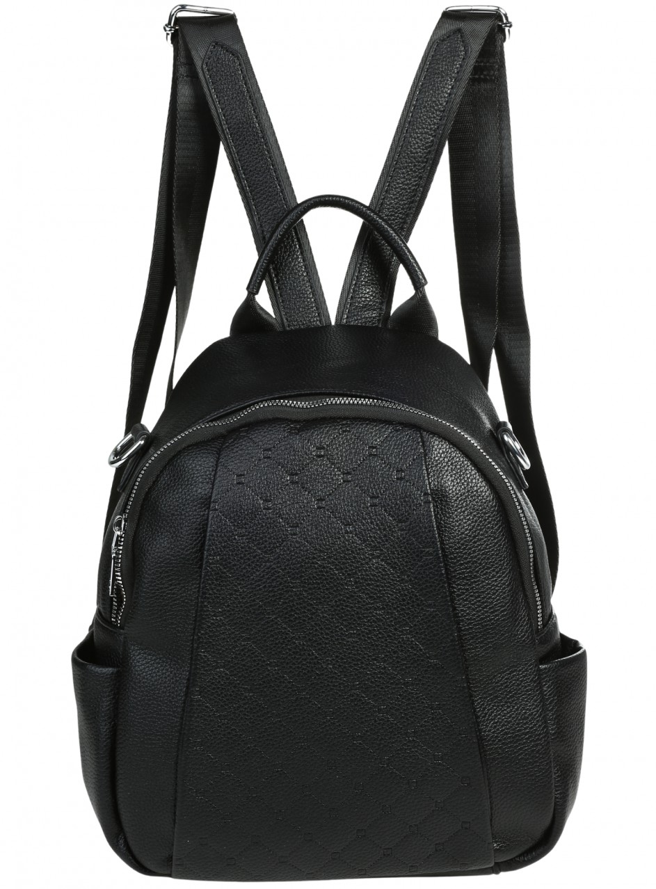 Ежедневна дамска раница в черно. 9Q-25676 black