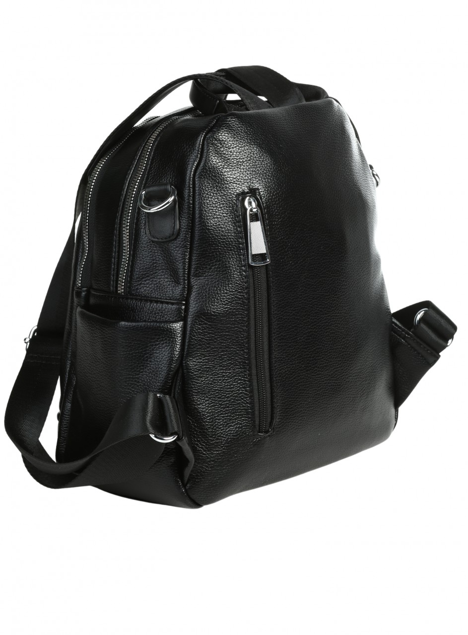 Ежедневна дамска раница в черно. 9Q-25677 black