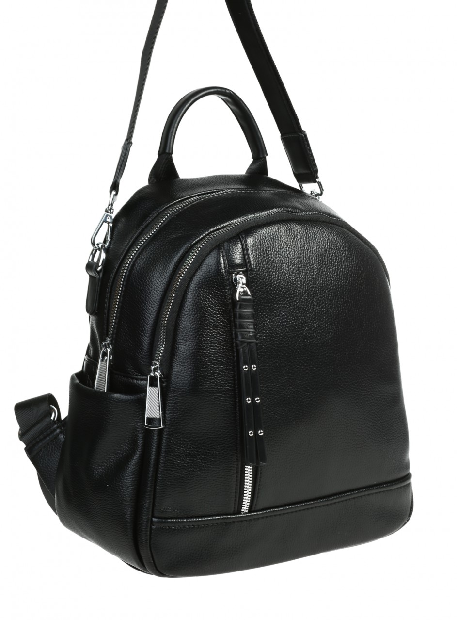 Ежедневна дамска раница в черно. 9Q-25677 black