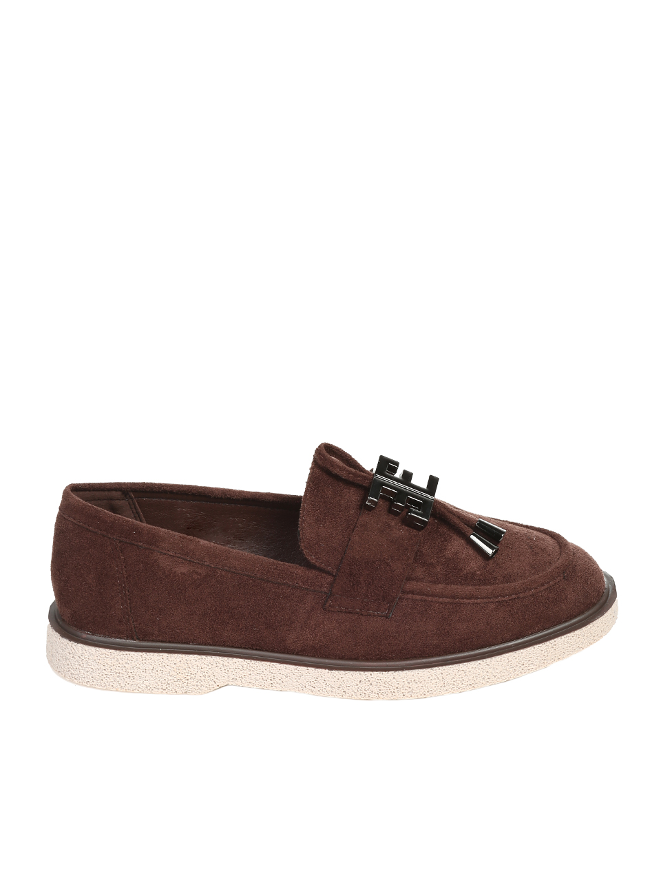 Ежедневни дамски обувки в кафяво 3C-25622 brown