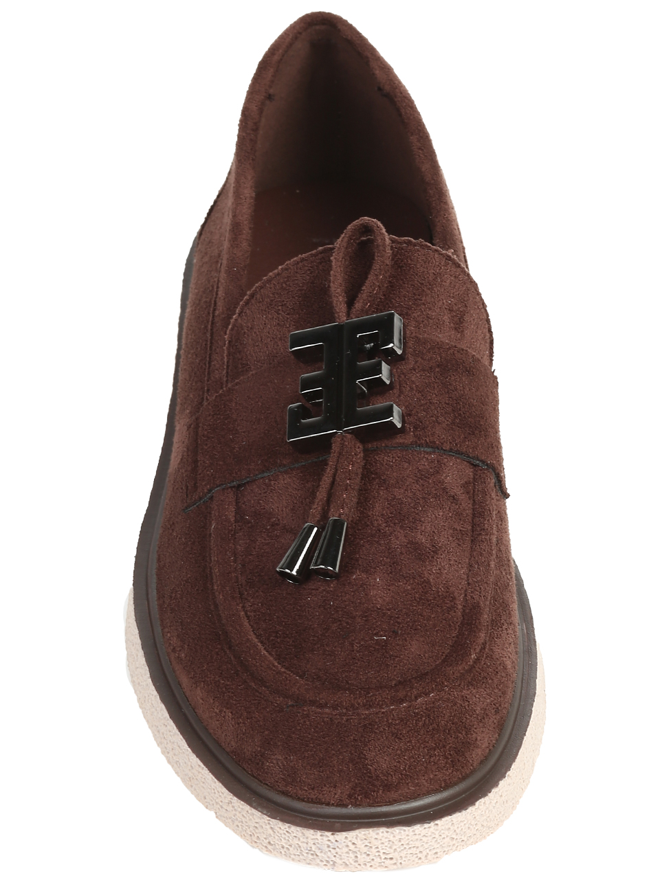 Ежедневни дамски обувки в кафяво 3C-25622 brown