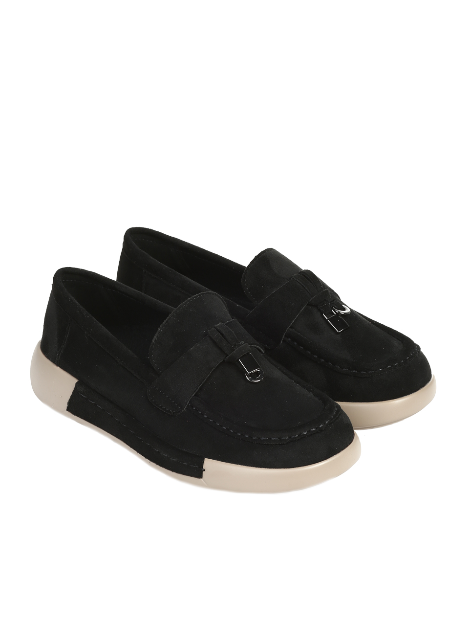 Ежедневни дамски обувки в черно 3C-25623 black